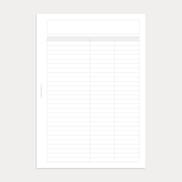 3-Column Pages v.1 – Ellemon Paper Co.