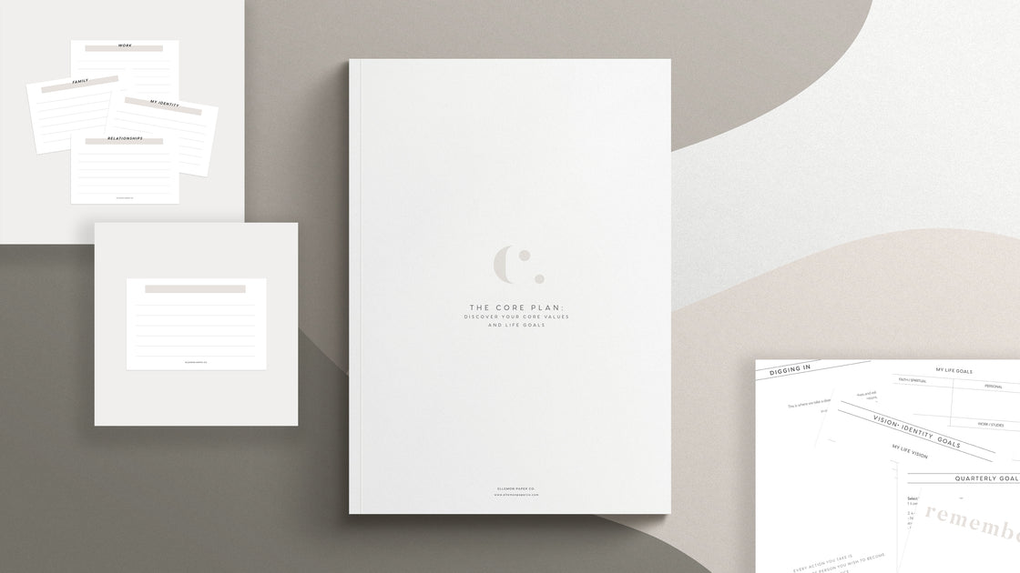 The Core Plan: Discover Your Core Values & Life Goals – Ellemon Paper Co.