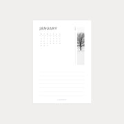 2024 Monthly Calendar Desk Card Set (3.5" x 5")