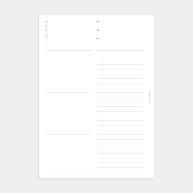 2023 Daily Planner | Oct