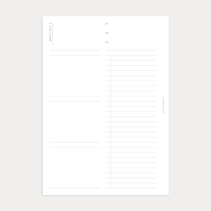 2023 Daily Planner | Oct