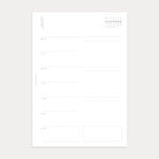 2025 Daily Planner with Weekly Overview (Apr - Dec 2025)