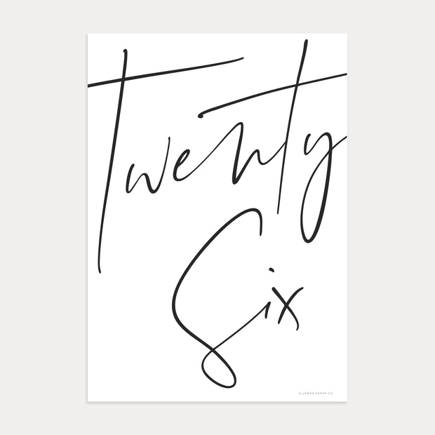 PRESALE: 'Twenty Six' Vellum Dashboard