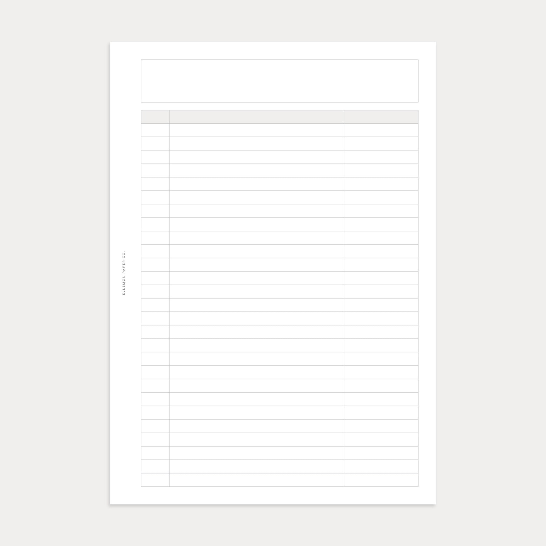 3-Column Pages v.2 – Ellemon Paper Co.