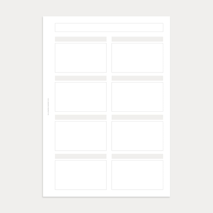 Box Pages – Ellemon Paper Co.