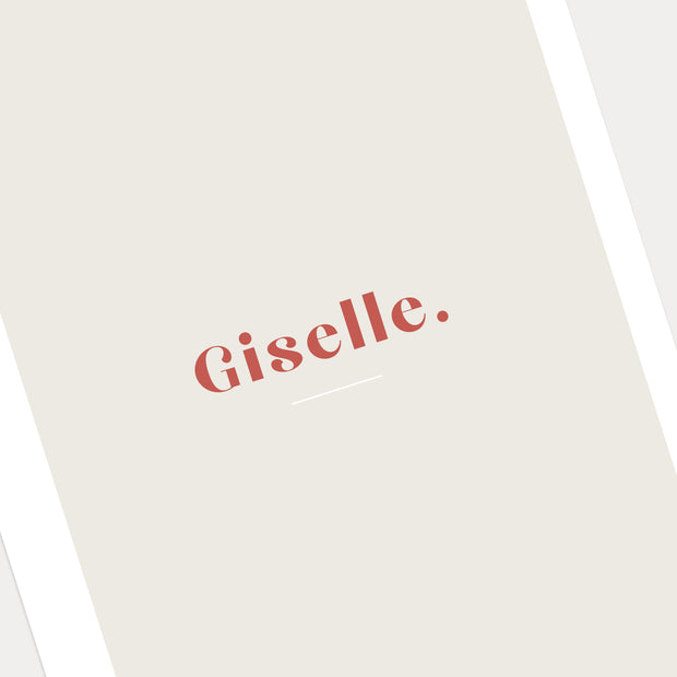 PERSONALIZED | GISELLE Personalized Dashboard (Delightful ver.)