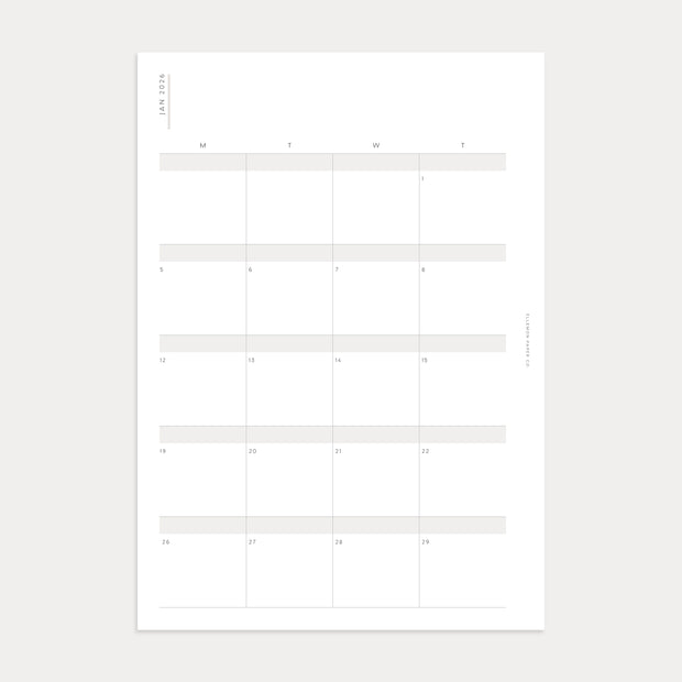 PRESALE: 2026 Monthly Planner