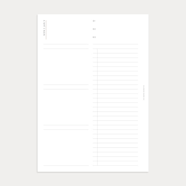 PRESALE: 2026 Daily Planner with Weekly Overview