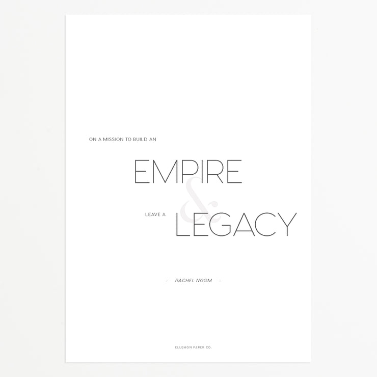 Empire & Legacy Planner Dashboard