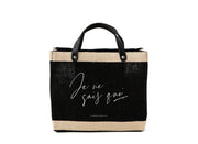 JE NE SAIS QUOI Petite Market Bag (Black)