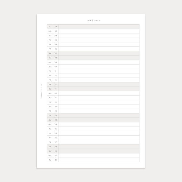2023 Yearly Planner