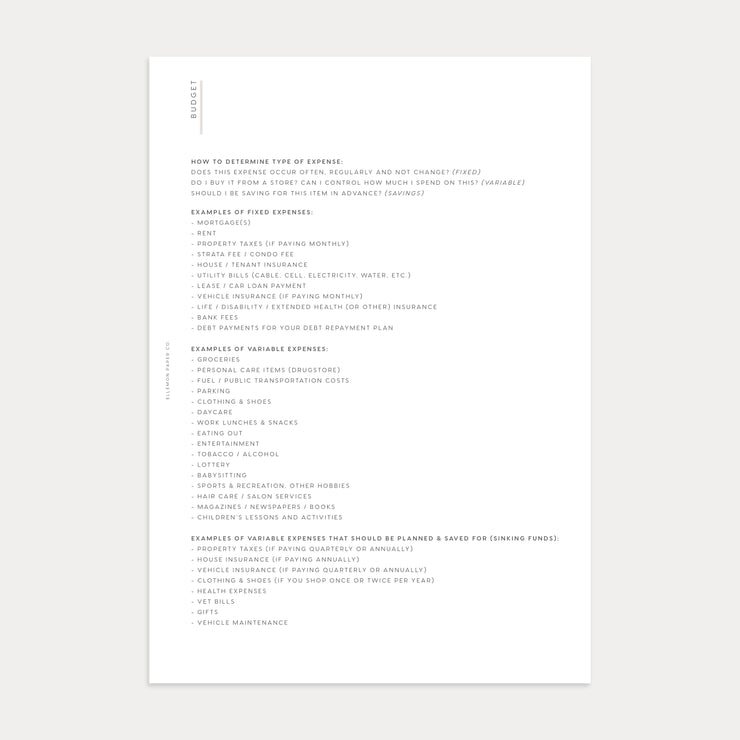 Budget Planner