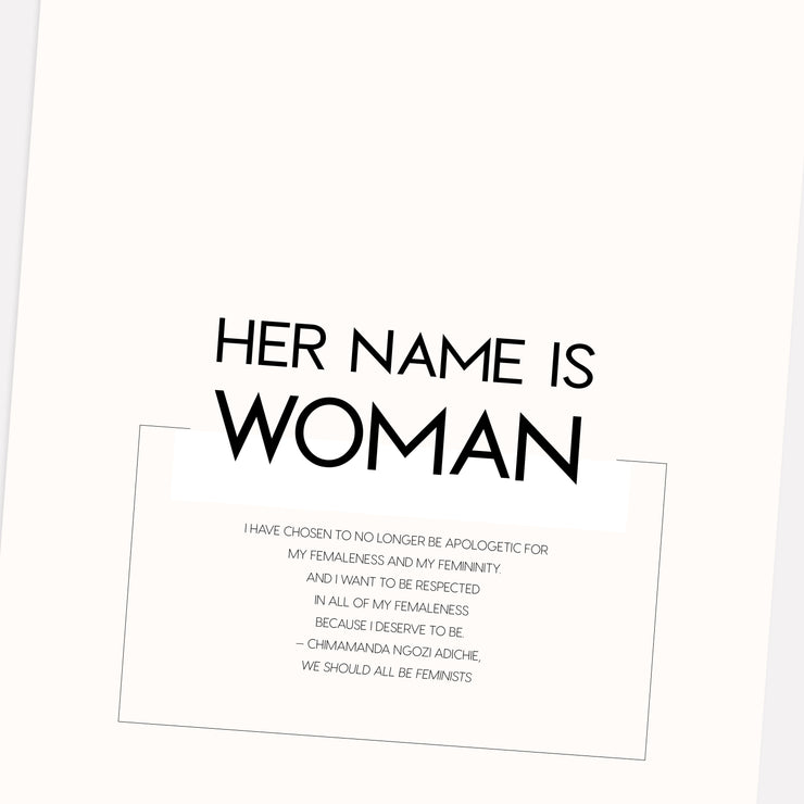 HER NAME IS WOMAN Dashboard