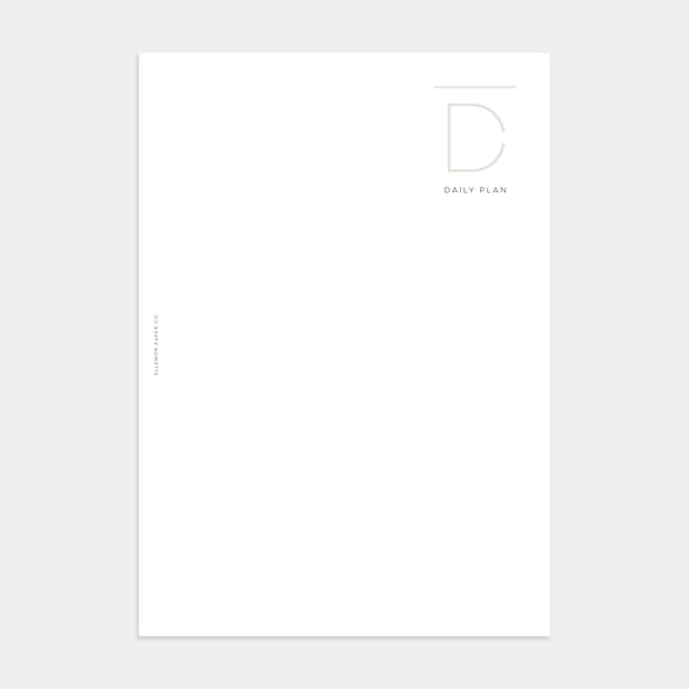 Undated Daily Inserts No. 2 (Day on 1 page)