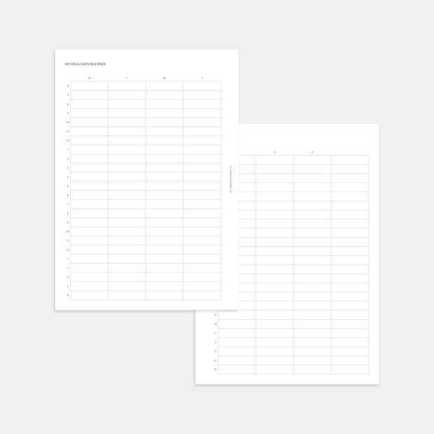 Ideal Week + Day Inserts