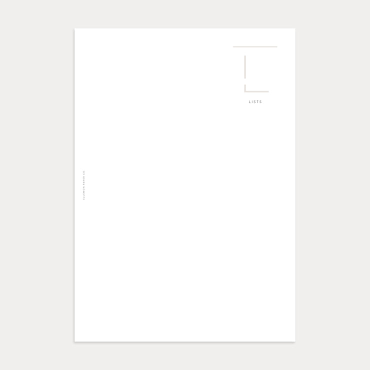 Lists No. 2