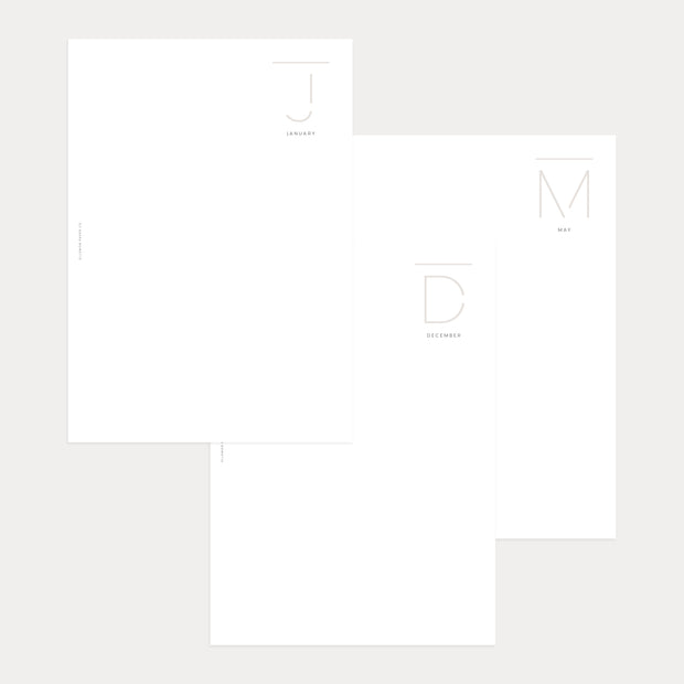 Cover Pages - v.2 - Months Of the Year Bundle (Jan - Dec)