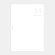 Undated Monthly Planner (Month on 2 pages)