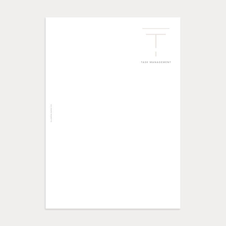 Task Management Inserts