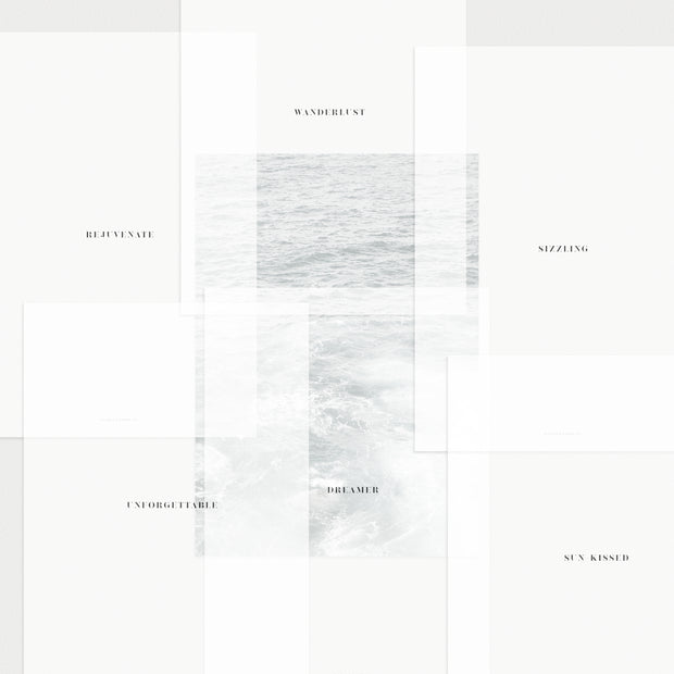 WORD Layering Vellum Pages | Summer Edition (Set of 6)