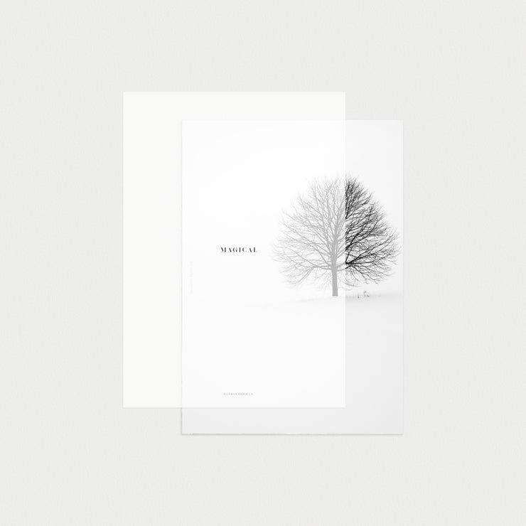 PERSONALIZED | WORD Layering Vellum Page (Thin Vellum)