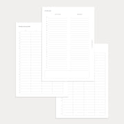 Ideal Week + Day Inserts