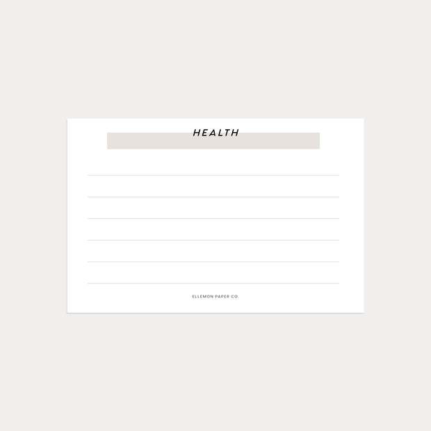 THE CORE PLAN Planner Cards - Set of 16 (Credit Card size)