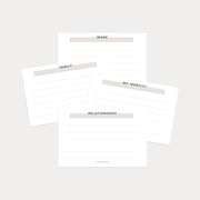 THE CORE PLAN Planner Cards - Set of 16 (Credit Card size)