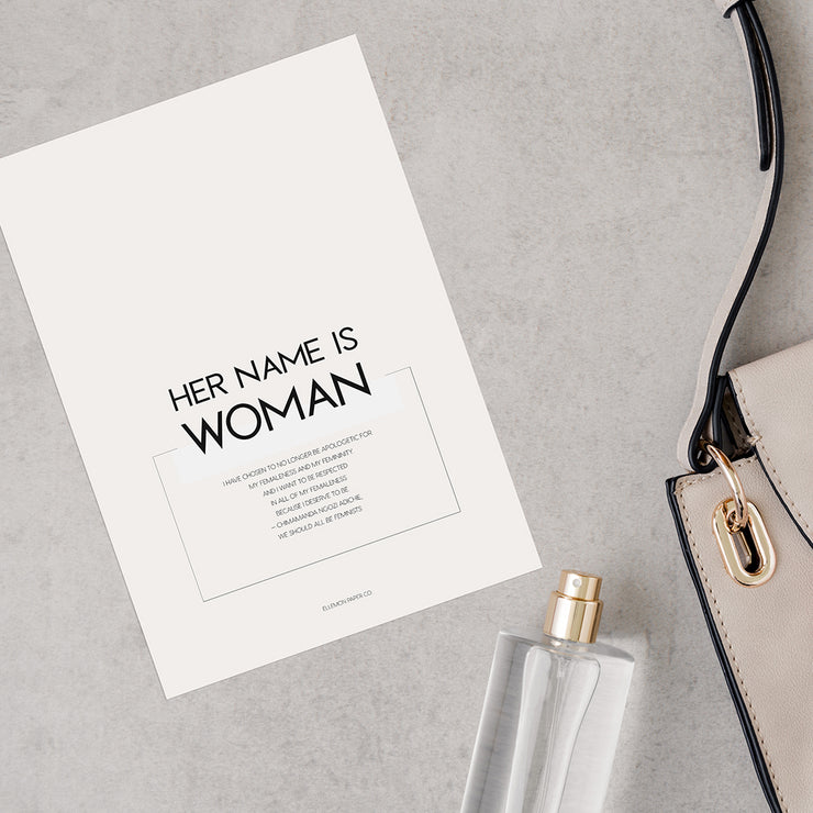 HER NAME IS WOMAN Dashboard