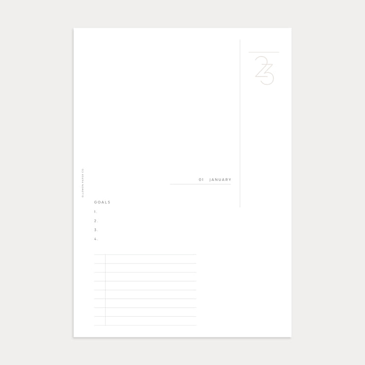 2023 Monthly Planner No. 1