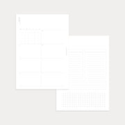 Undated Weekly Planner No. 2 (Week on 2 pages)