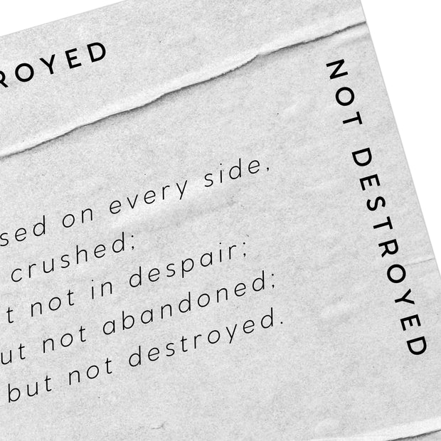 Not Destroyed Planner Card