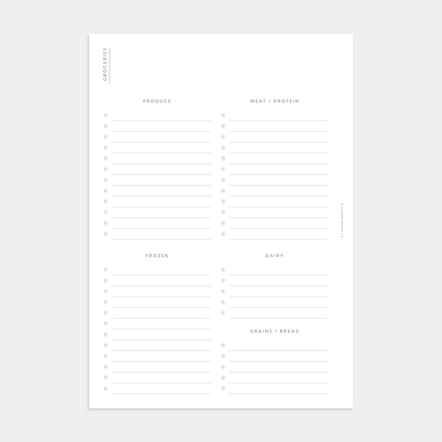 Grocery List