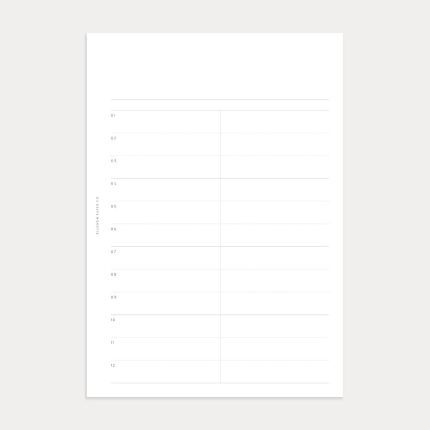 Yearly Planner | Categorized