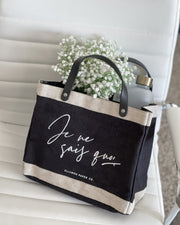 JE NE SAIS QUOI Petite Market Bag (Black)